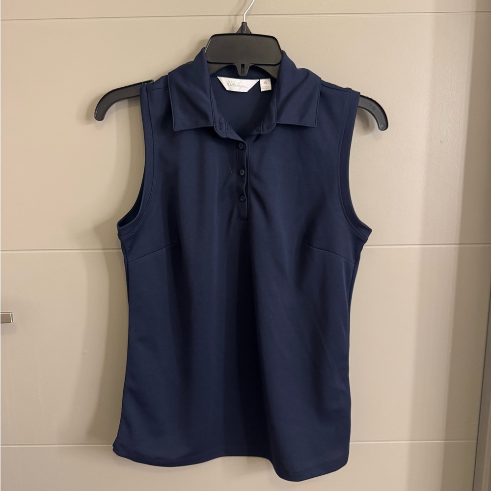 Walter Hagen Dark Blue Sleeveless Golf Tank Top